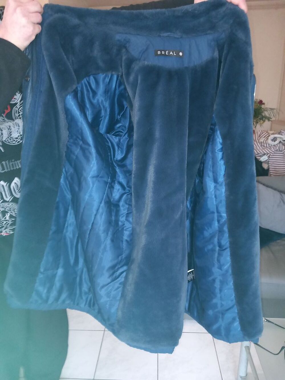 Manteau br&eacute;al bleu marine Vêtements