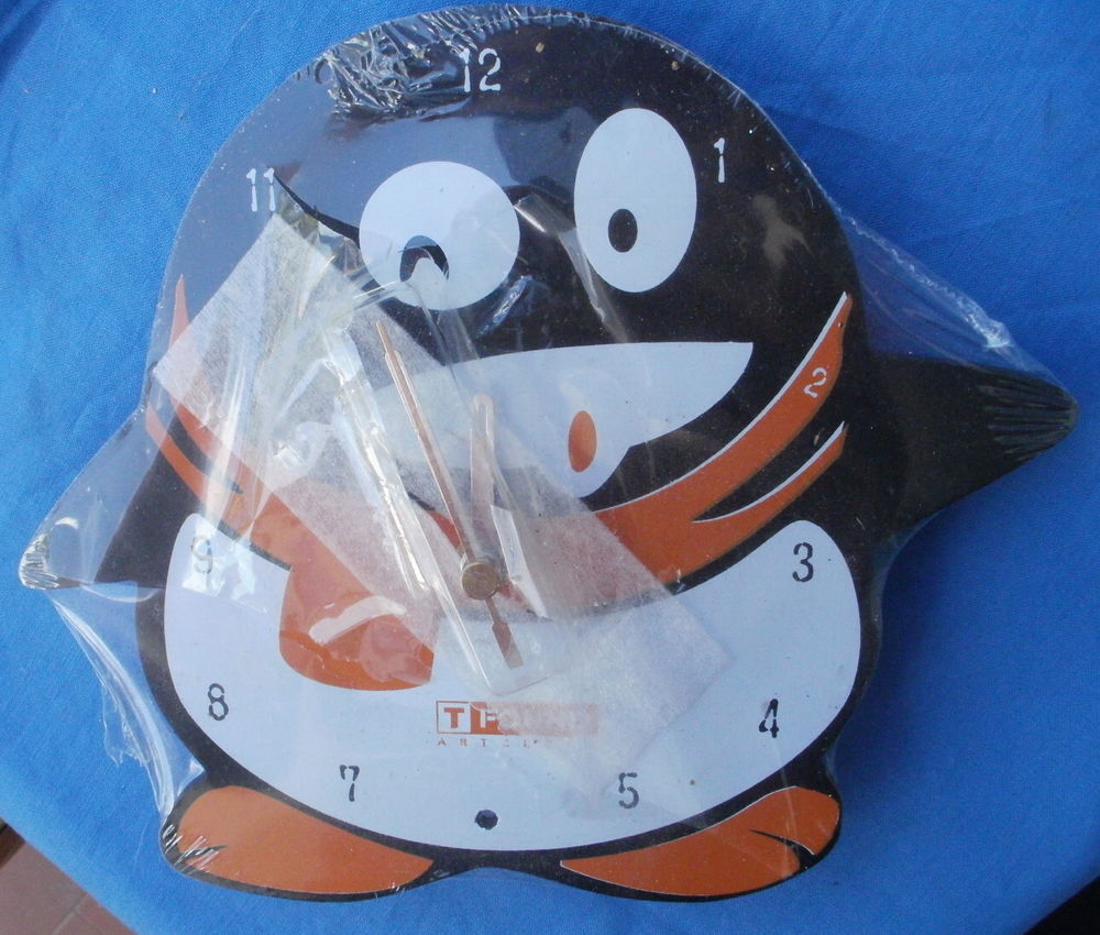 Pendule en forme de pingouin - NEUVE Décoration