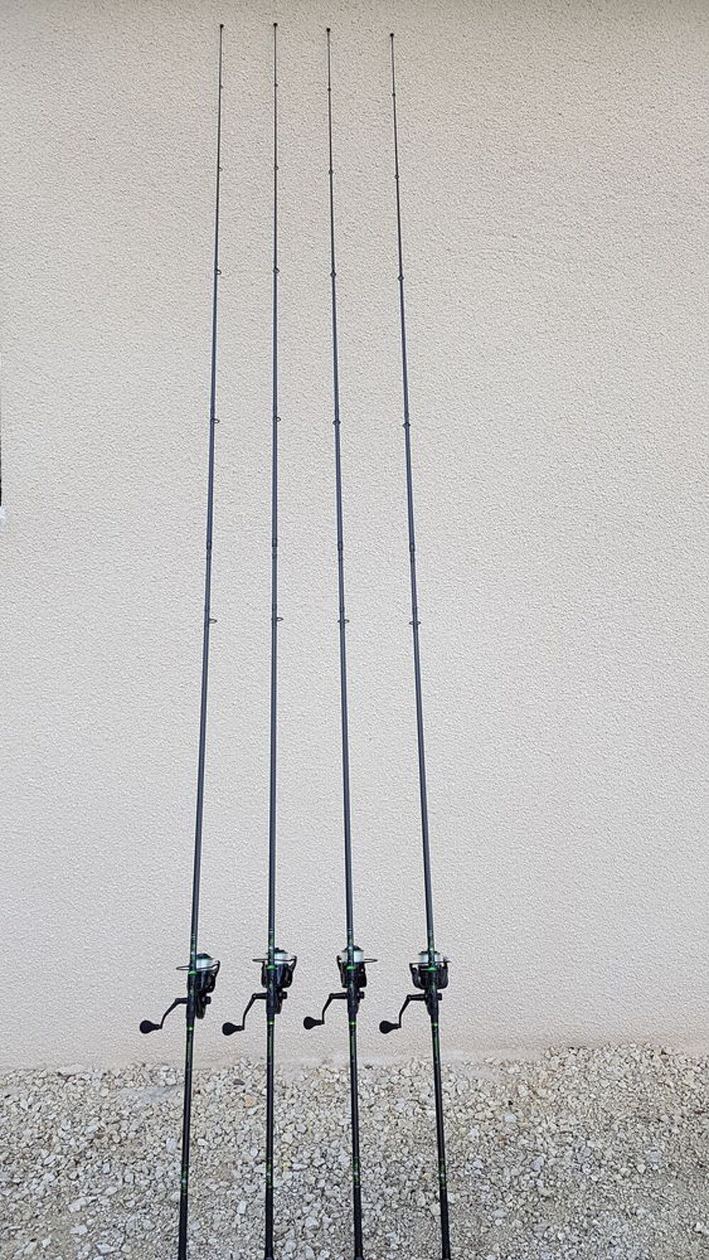 Pack prowess 4 cannes et 4 moulinets carp tribu 1 foureau Sports