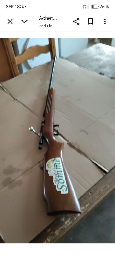 Carabine 12mm tr�s bonne �tat paiement sur place 95 Conchil-le-Temple (62)