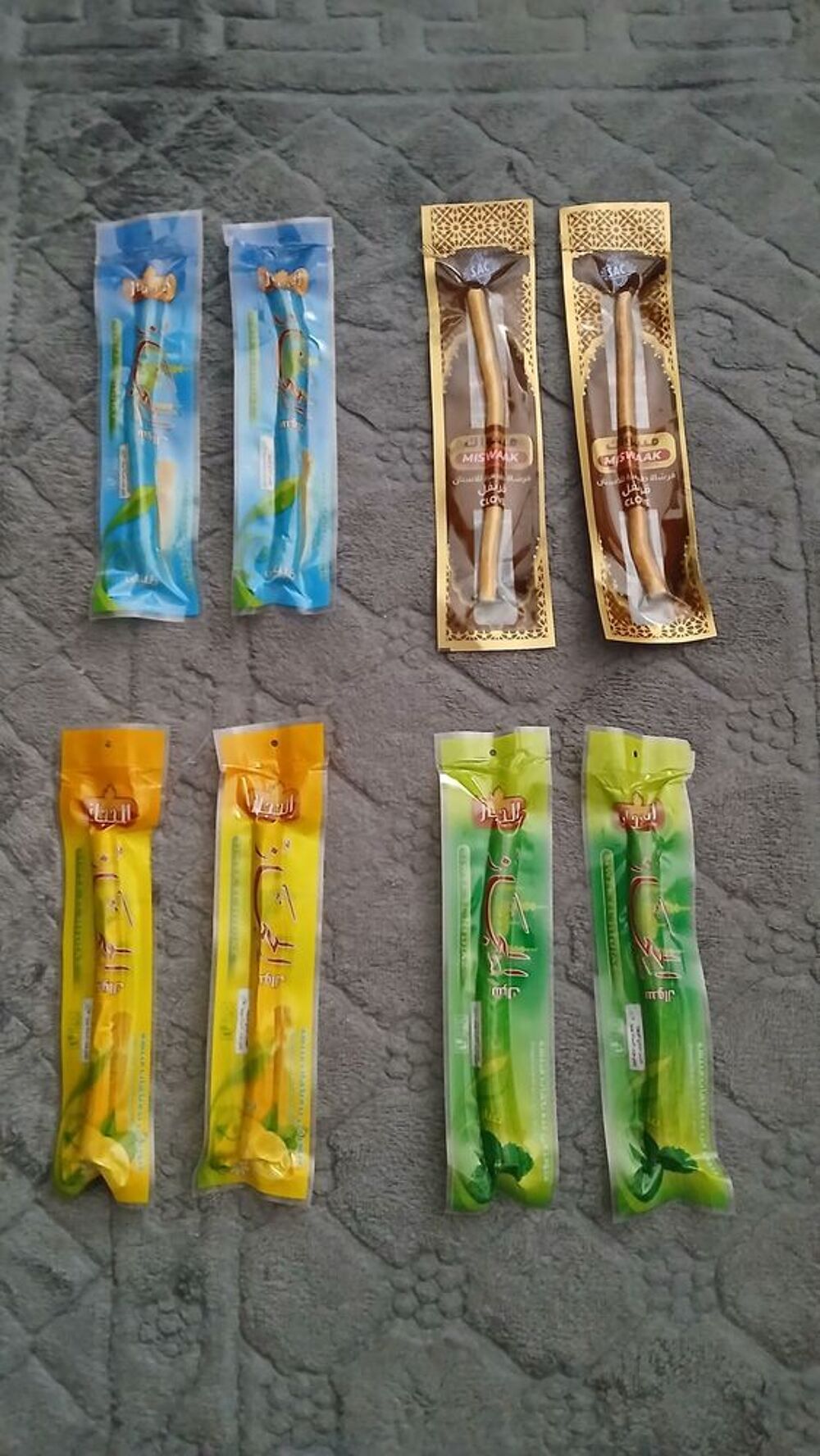 200 Siwaks 4 parfums Puériculture