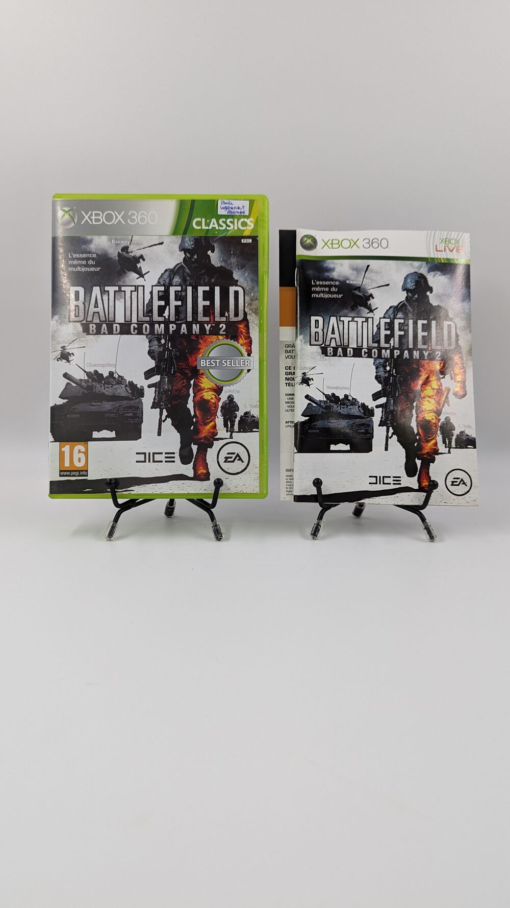 Jeu Xbox 360 Battlefield Bad Company en boite, complet Consoles et jeux vidos