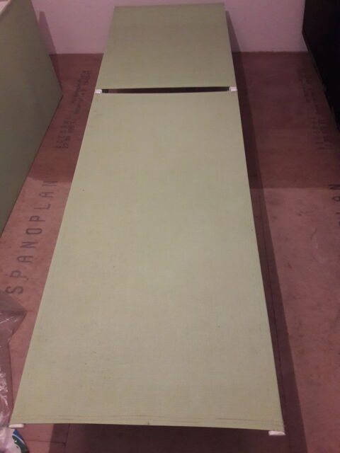 Bains de soleil verts acier et textil�ne 50 Marzy (58)