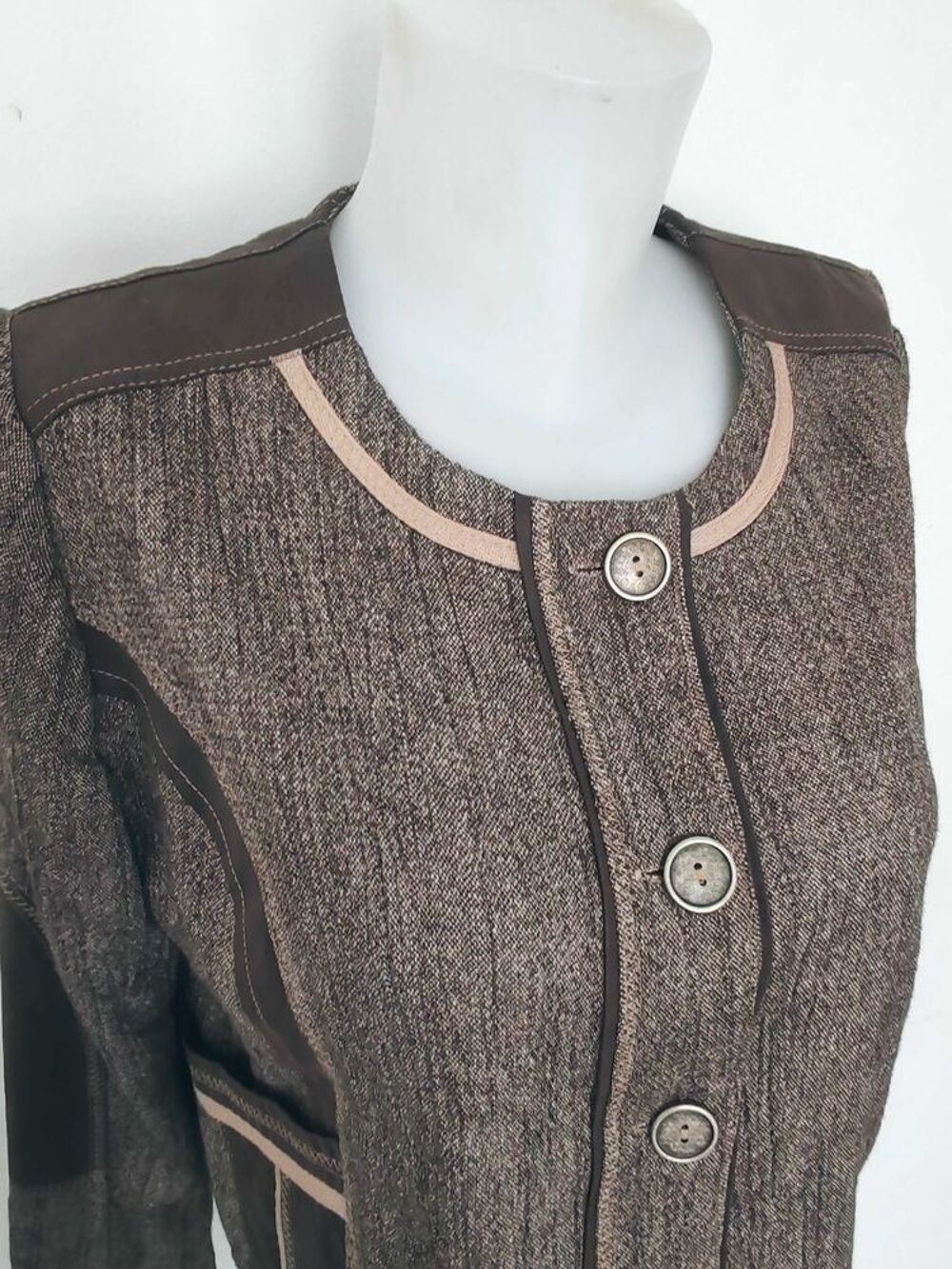 Multiples Veste laine m&eacute;lang&eacute; taille 40 Vêtements