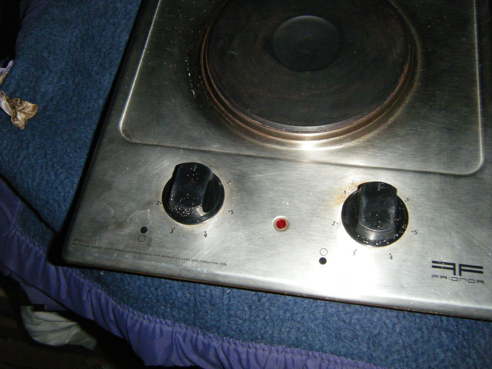 double plaque chauffante inox Electroménager