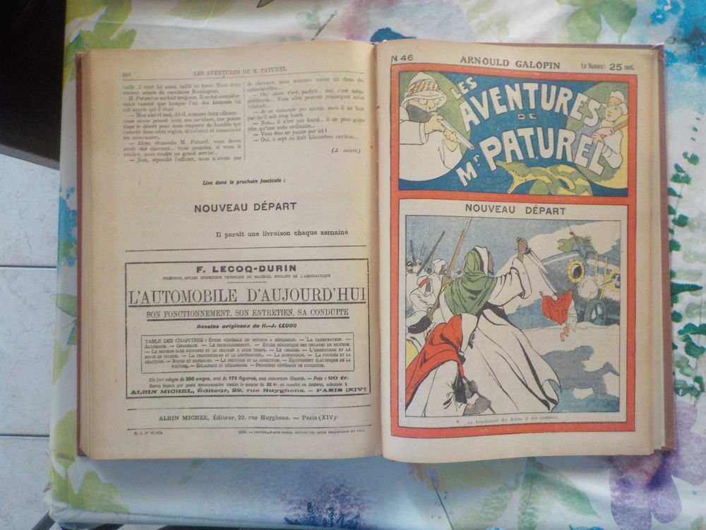 LES AVENTURES DE Mr PATUREL N&deg;1 &agrave; 50 1929 de ARNOULD GALOPIN Livres et BD