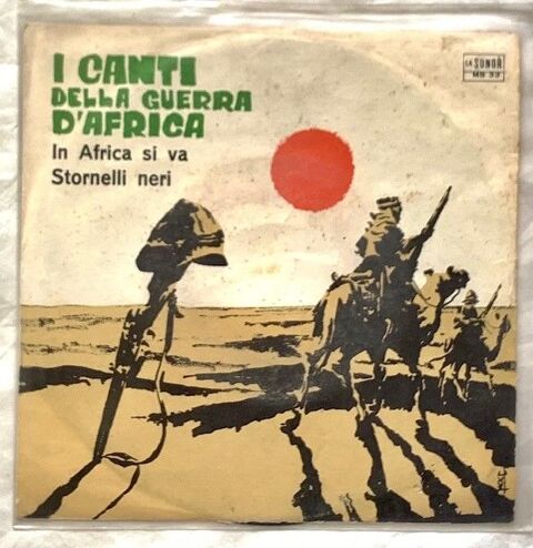 I Canti Della Guerra D'Africa disque vinyle ancien 10 Nice (06)