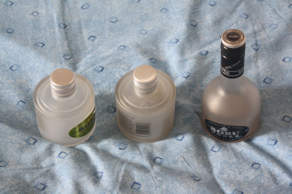 Bouteilles vides Boru gigognes Cuisine