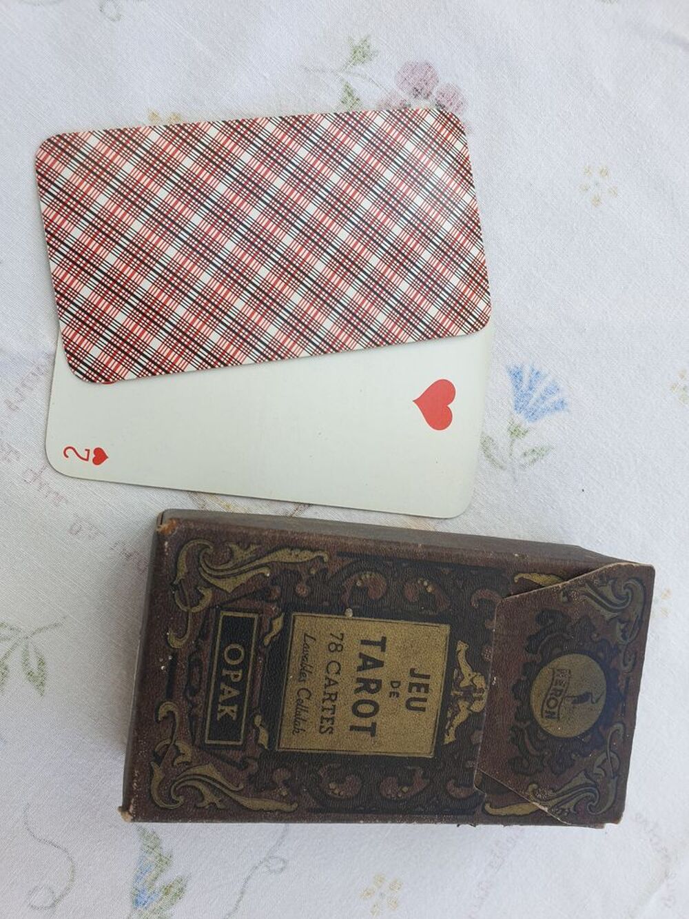 JEU DE TAROT 78 CARTES OPAK NERON S COINS DOR&Eacute;S 401 