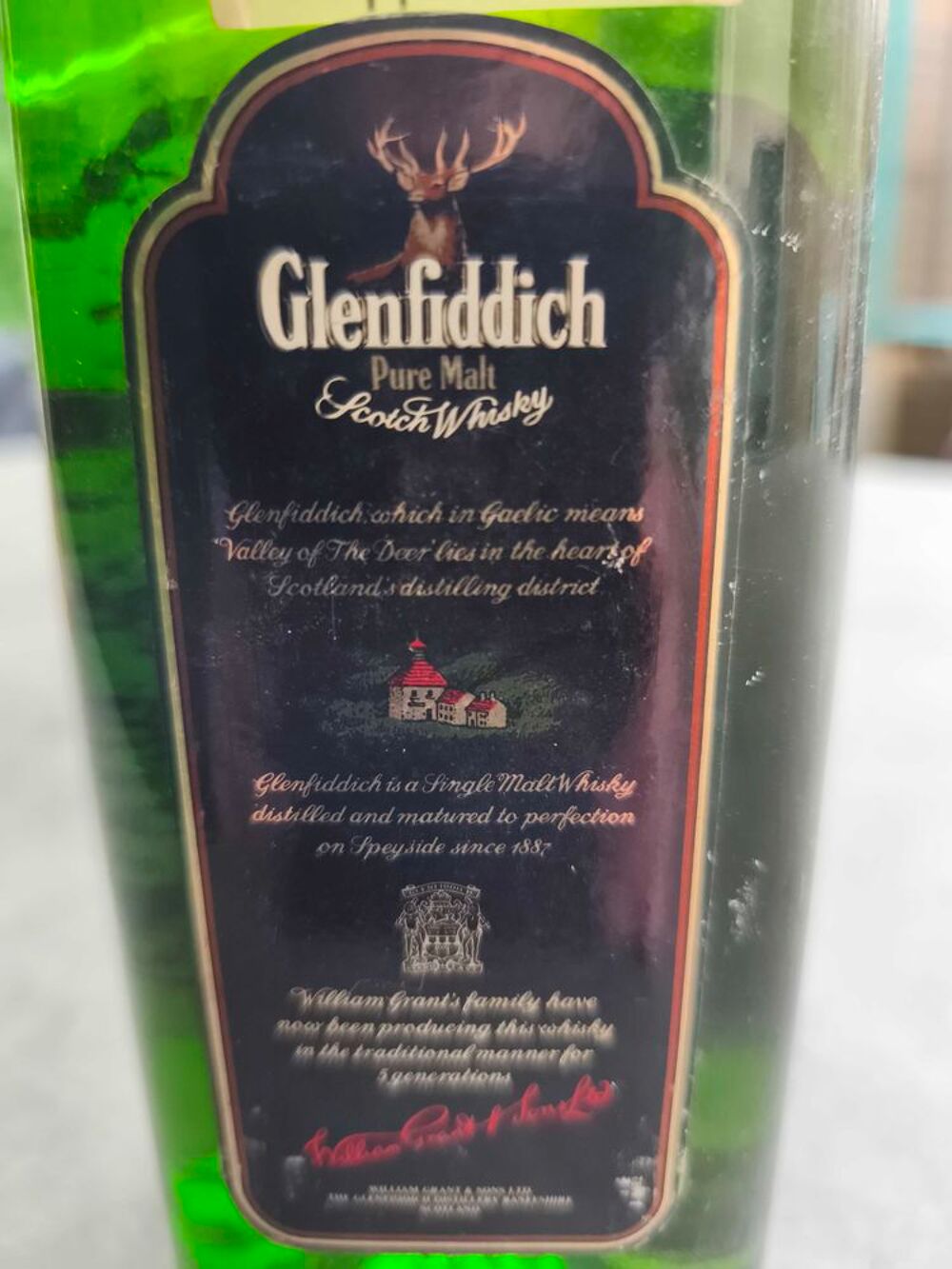 Whisky Vintage Glenfiddich Special Old Reserve - Ann&eacute;es 80 - 75cl 43% 
