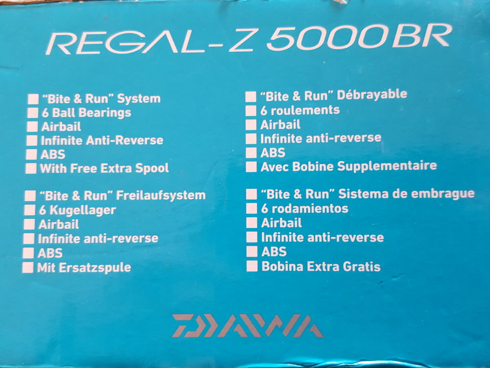  Moulinet carpe "Dawa" mod&egrave;le Regal Z 5000 BR,neuf Sports
