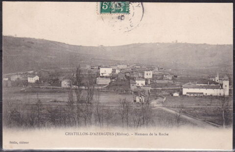 Timbres-CPA-carte postale- Chtillon d' Azergues (69) - Hame 2 Lyon 5 (69)