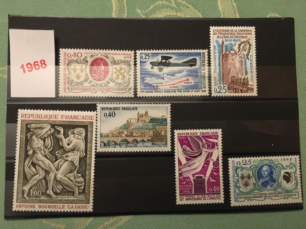 Timbres de Collection de France ** Neufs 1968 