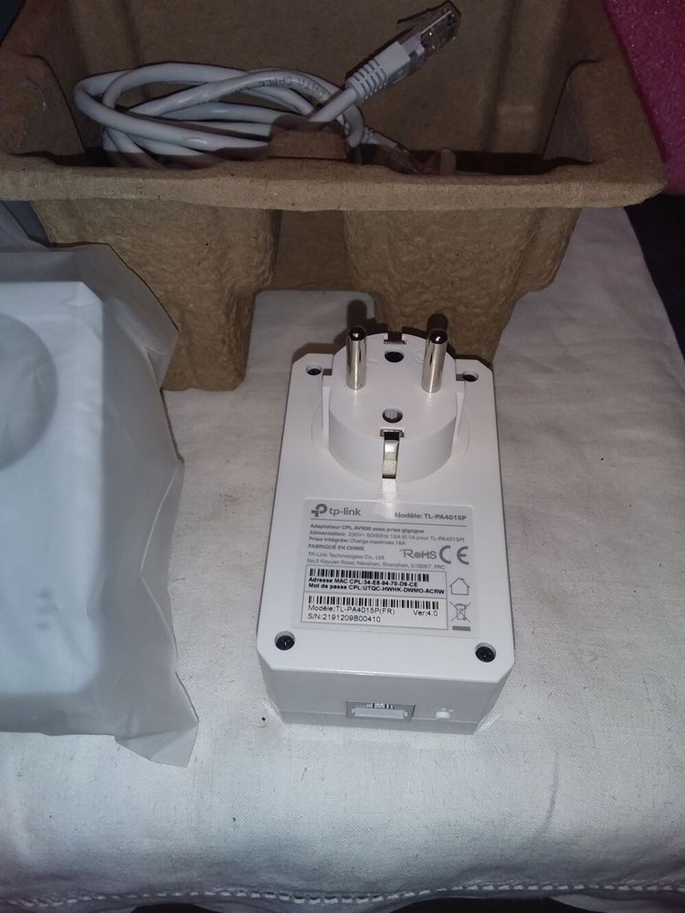 Tp link tl-pa4015p kit cpl av600 Matériel informatique