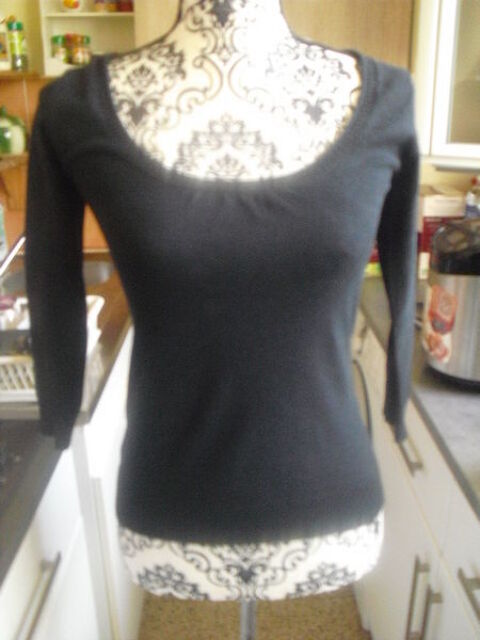 PULL noir manches longues NEUF CAMAIEU TAILLE XS/S 7 Lyon 5 (69)