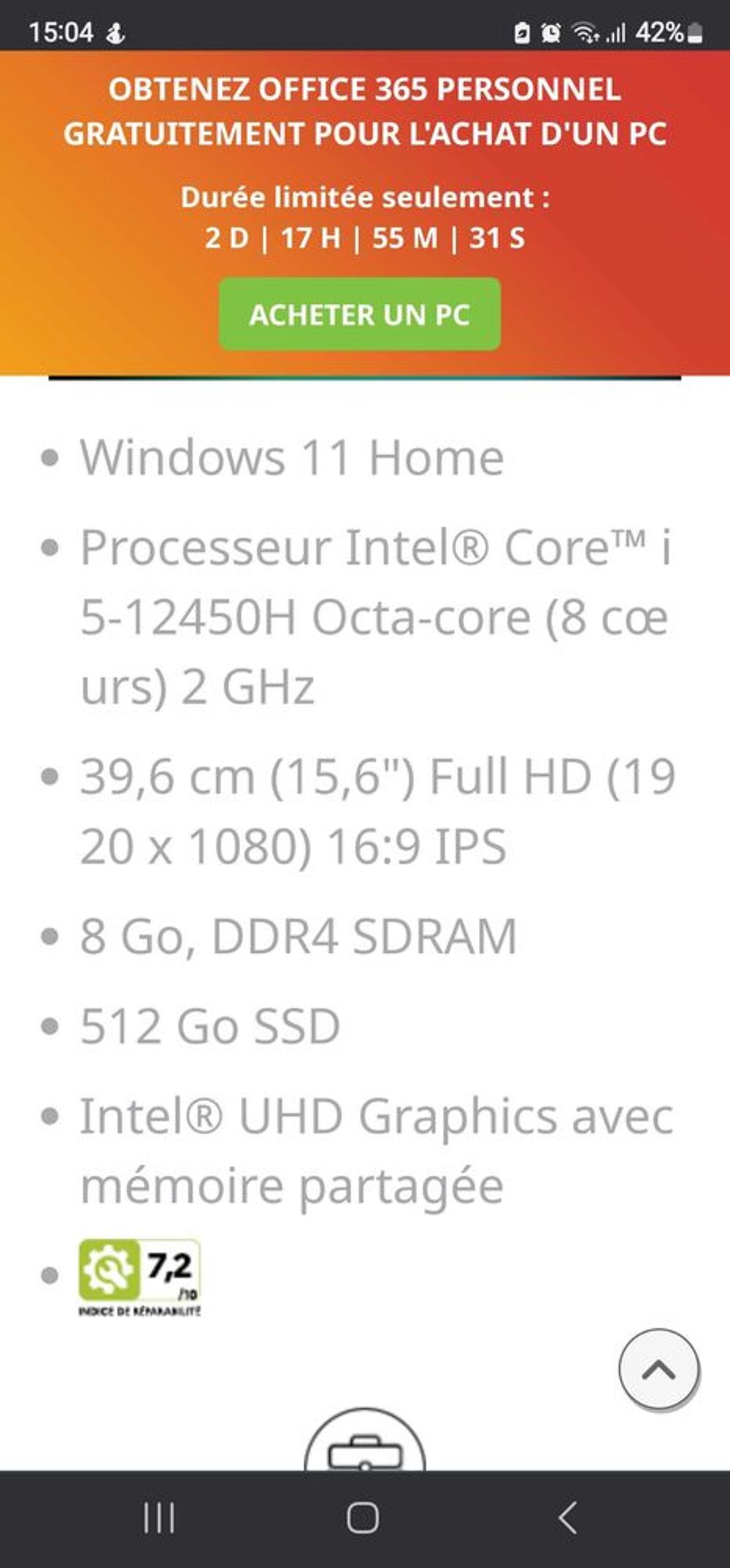 ordinateur portable Matériel informatique