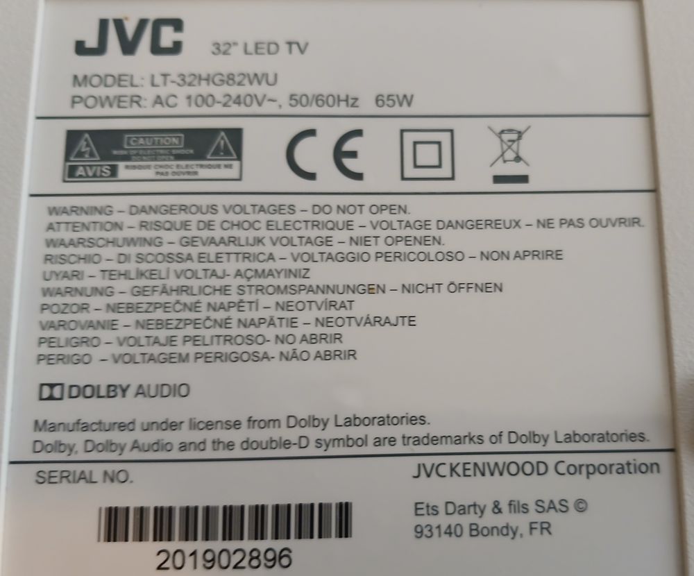 TV JVC FULL HD Photos/Video/TV