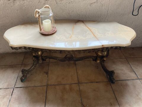 Guridon en onyx 0 Sarreguemines (57)