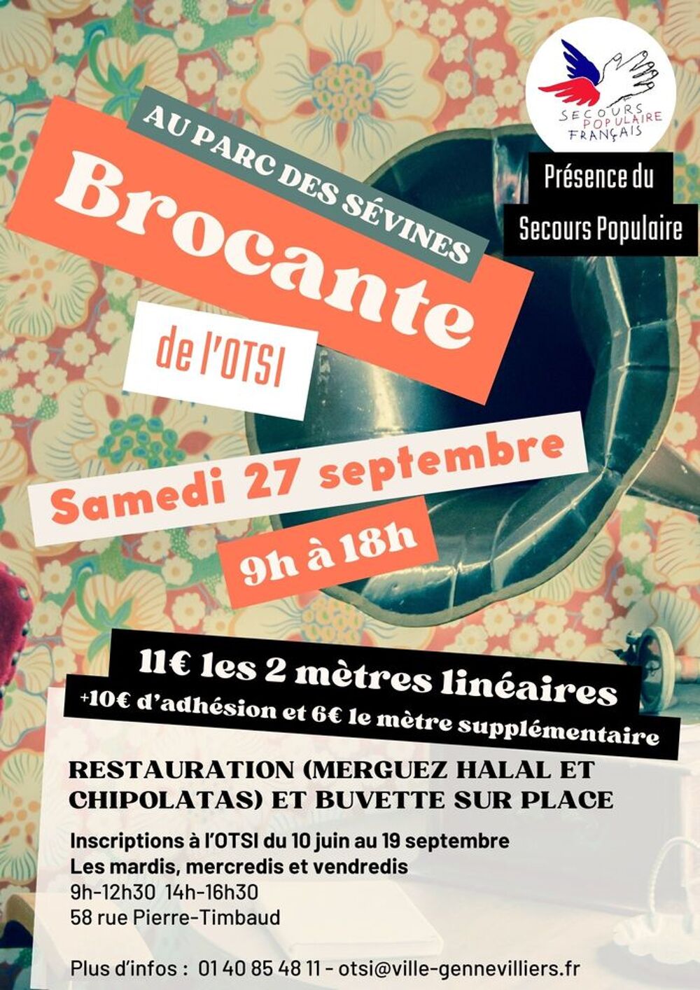 Brocante de l'OTSI Vide grenier, march aux puces, braderie