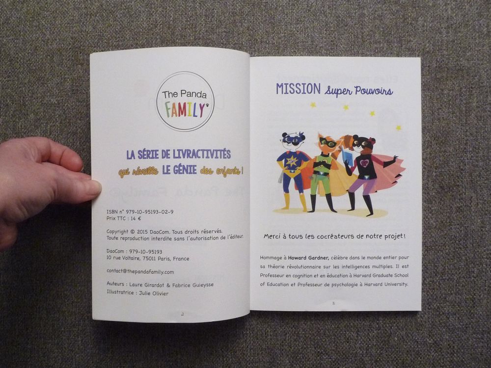 The Panda Family- Vol 2- Mission Super Pouvoirs- Daocom Livres et BD