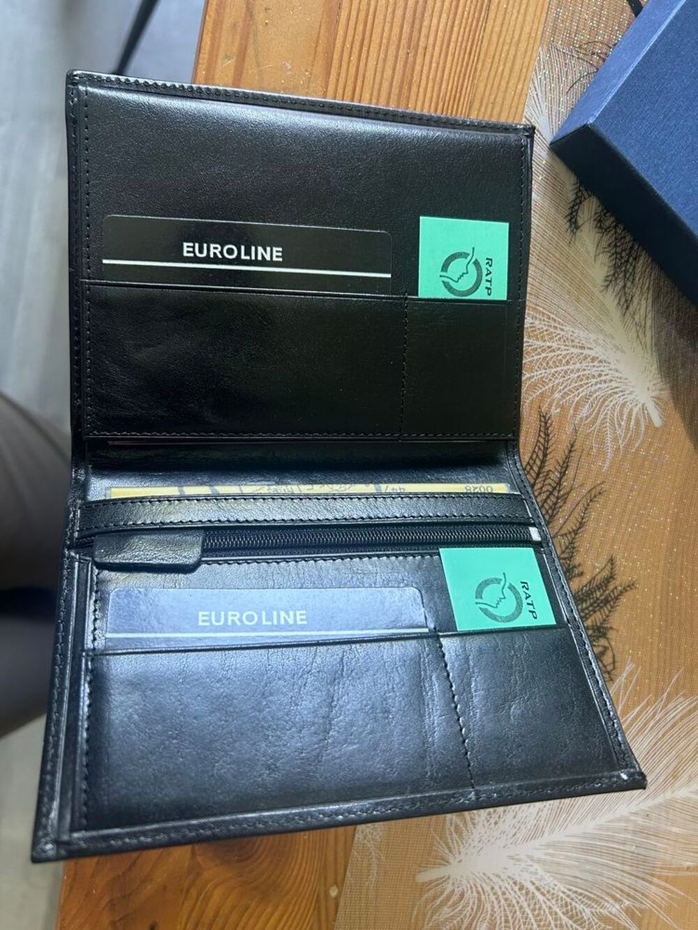 Portefeuille homme neuf en cuir Maroquinerie