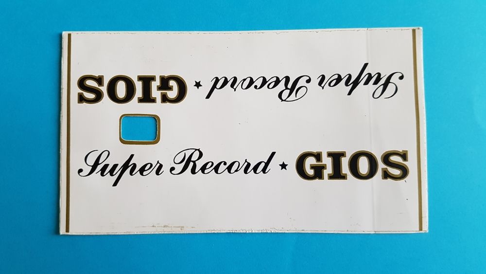 LES AUTOCOLLANTS * GIOS VINTAGE * Vélos