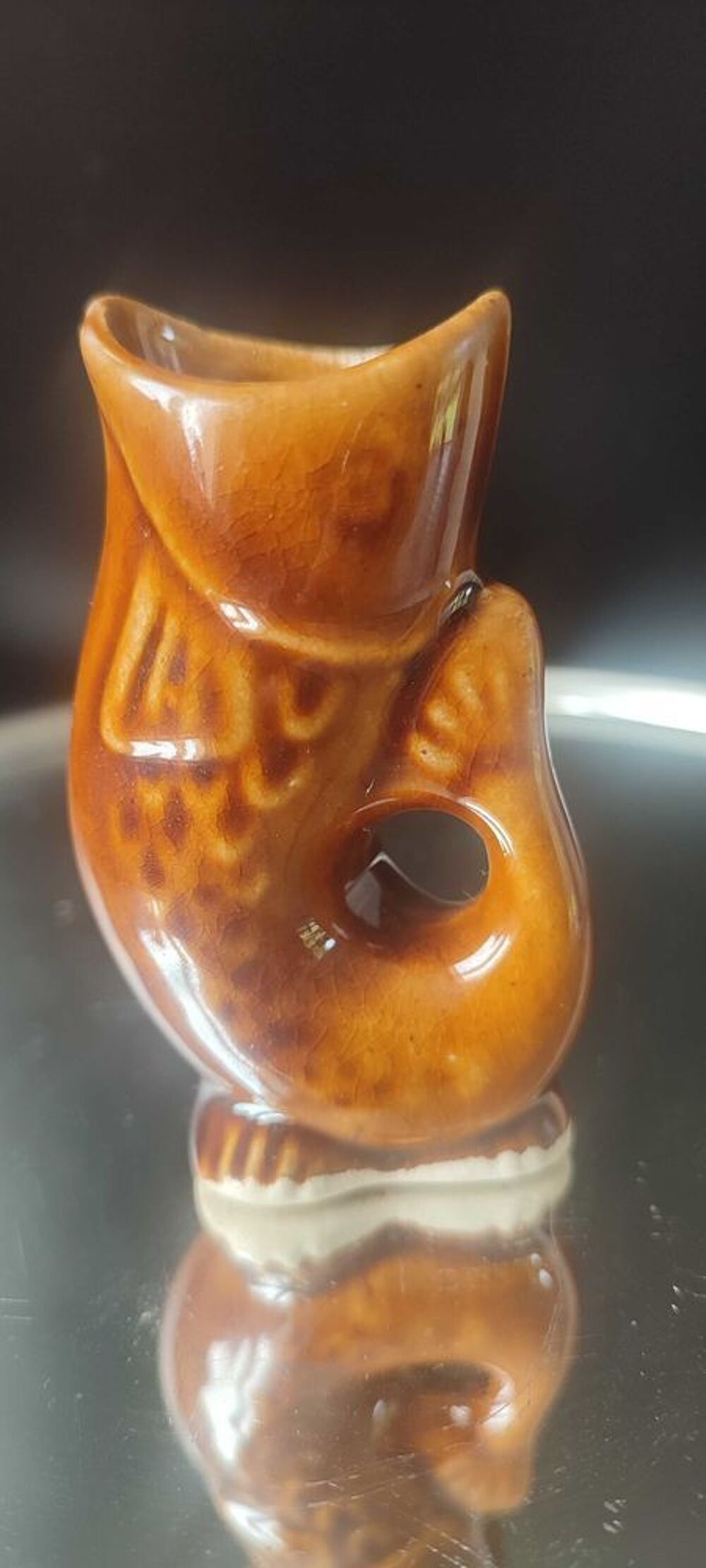 Service "Poisson" C&eacute;ramique Ambr&eacute;e Vintage &eacute;poque URSS 