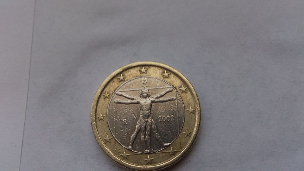 2 euros Italie 2002, Homme de Viruve 
