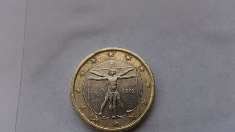 2 euros Italie 2002, Homme de Viruve 15 Pomarez (40)
