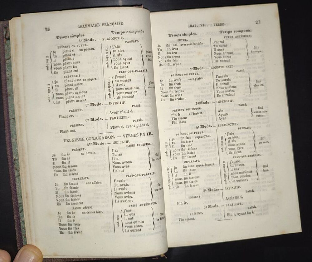 Livre offert &agrave; l'Instituteur de Ramousies (Nord) en 1861 