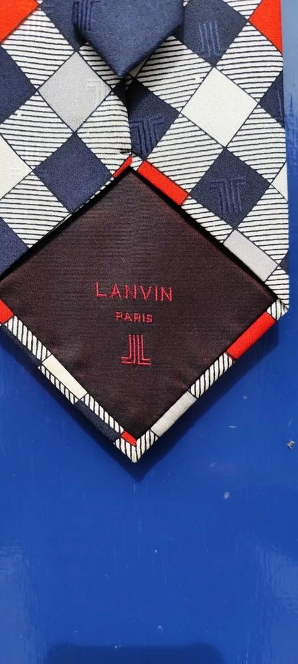 Cravates LANVIN 100% soie - Collector - Lot de 5 Vêtements