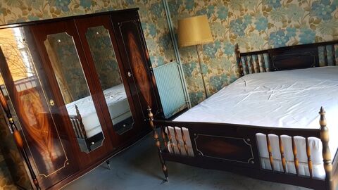 Chambre complte acajou vintage anne 70/80 600 Fcamp (76)