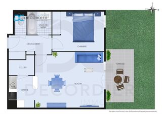  Appartement � vendre 2 pi�ces 47 m�