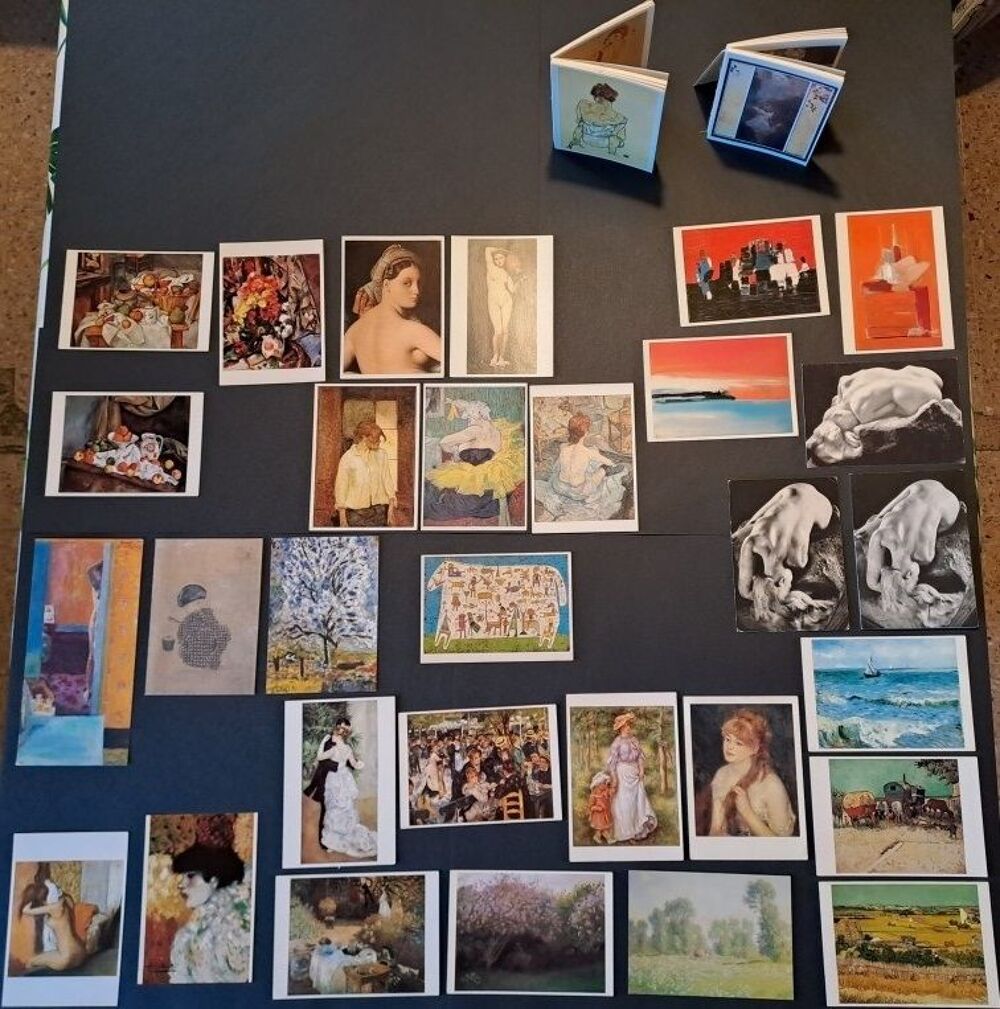 Cartes postales peintres c&eacute;l&egrave;bres 