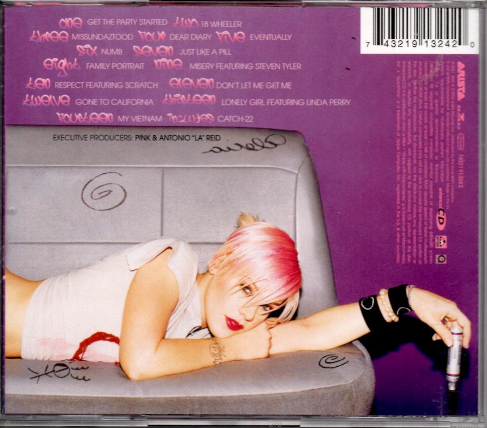 Cd "Missundaztood" de Pink
CD et vinyles