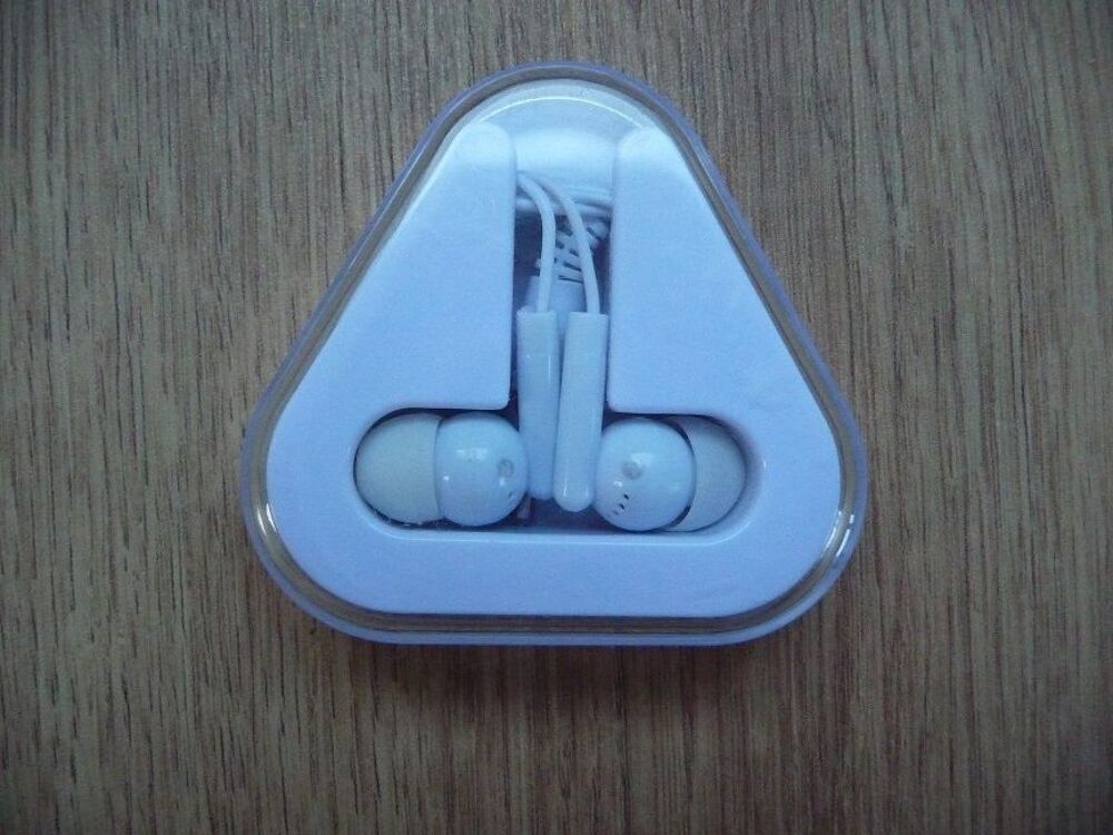 Ecouteurs blancs - Neufs Audio et hifi