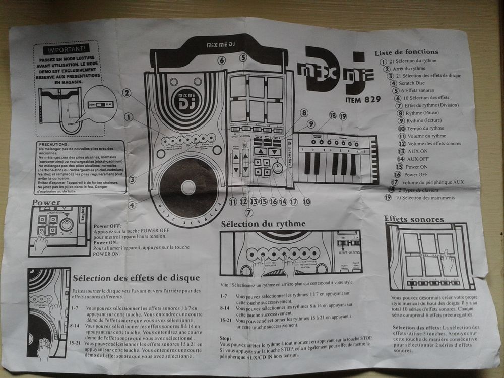 PLATINE DE MIXAGE NEUF. Consoles et jeux vidéos
