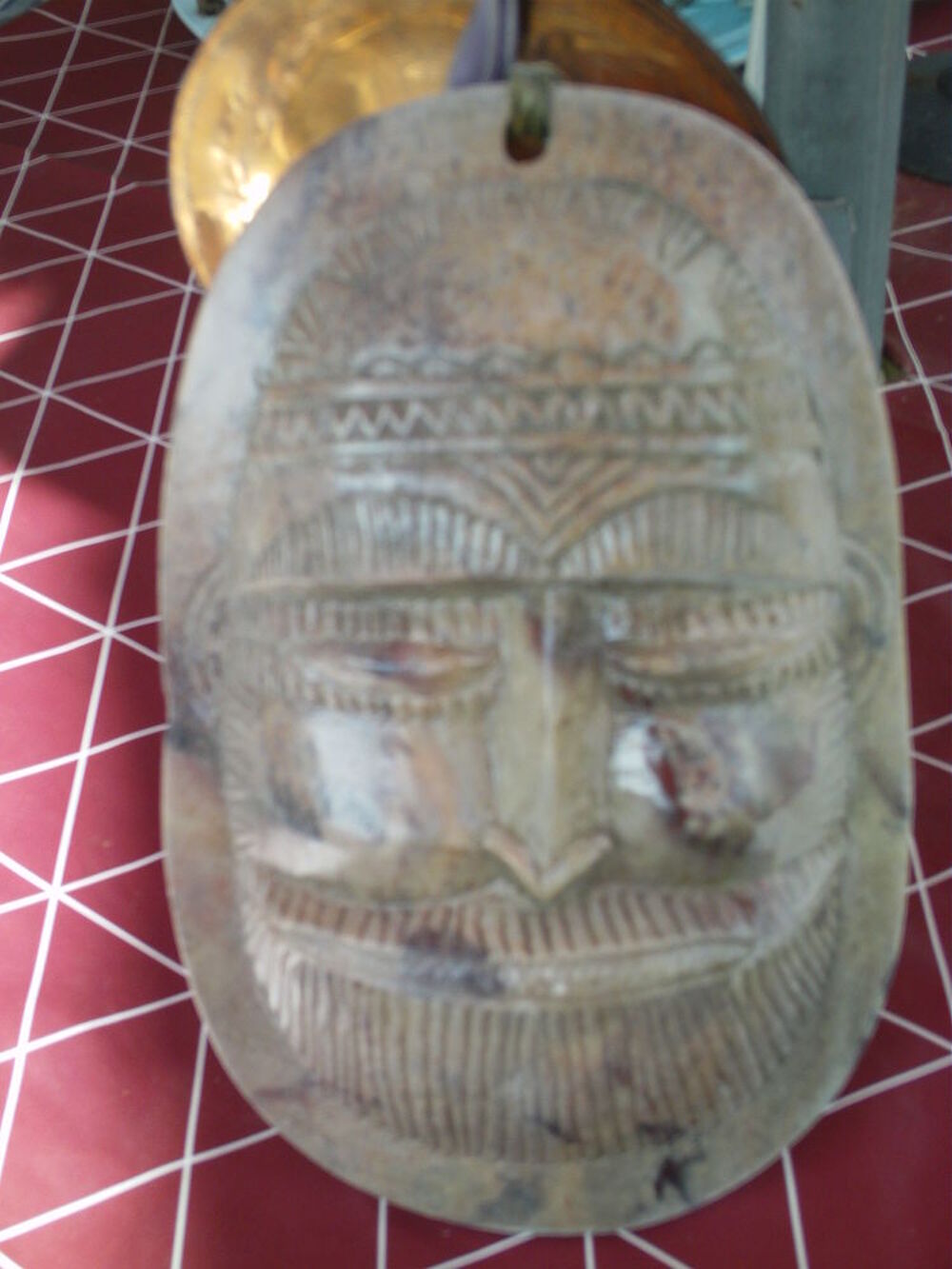 Beau masque antique en marbre N&deg; 617 