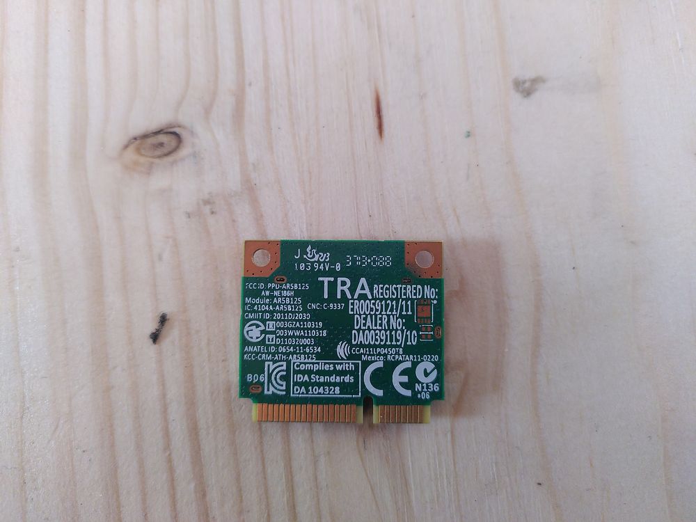 Carte Wi-Fi ASUS AW-NE186H AR5B125 0C001-00050000 Matériel informatique