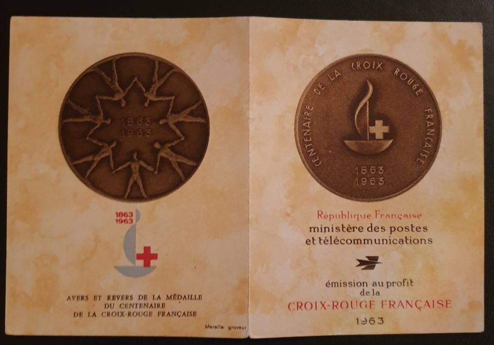 Carnet Croix Rouge 2012 de 1963 