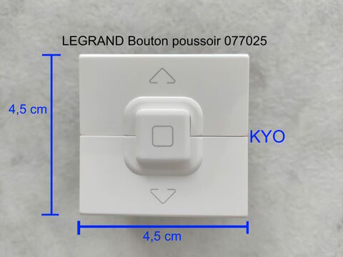 LEGRAND 077025 - Bouton poussoir blanc mosaic volet roulant 19 Foncine-le-Haut (39)