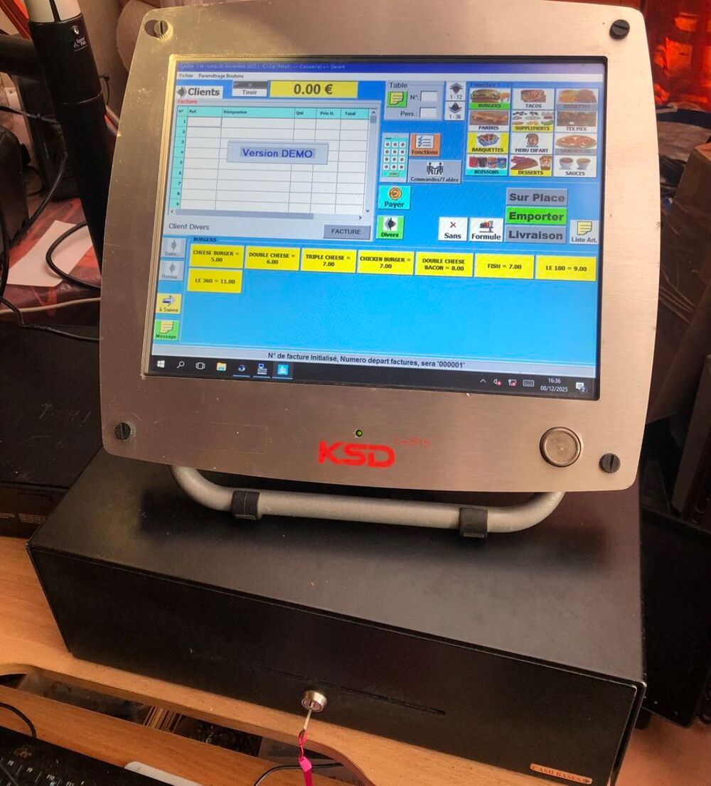 Caisse Enregistreuse KSD propre Windows 10 Mat�riel informatique