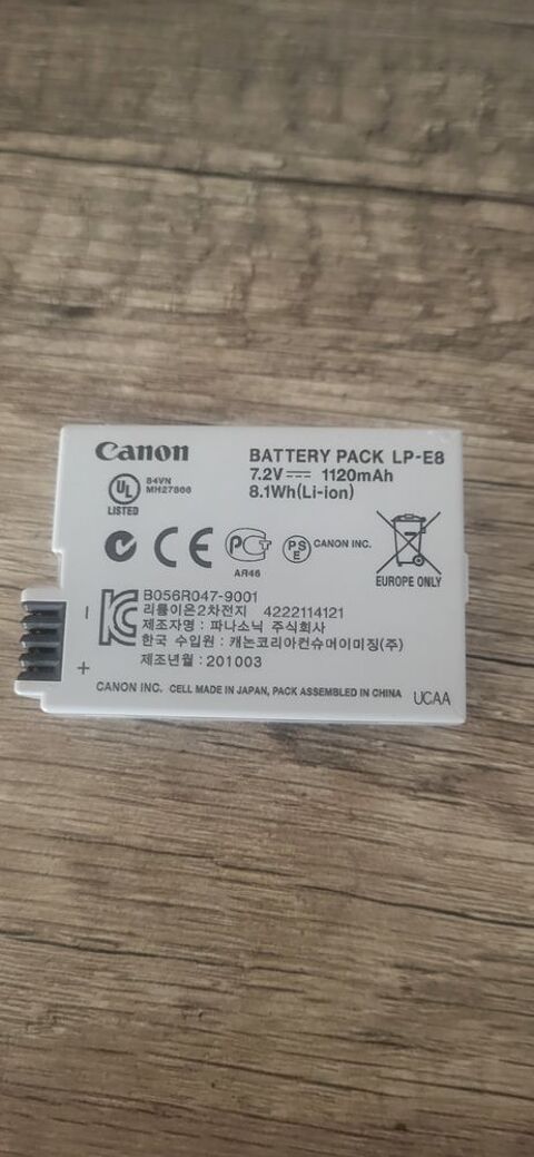 BATTERIE CANON EOS 2000D 5 B�n�jacq (64)