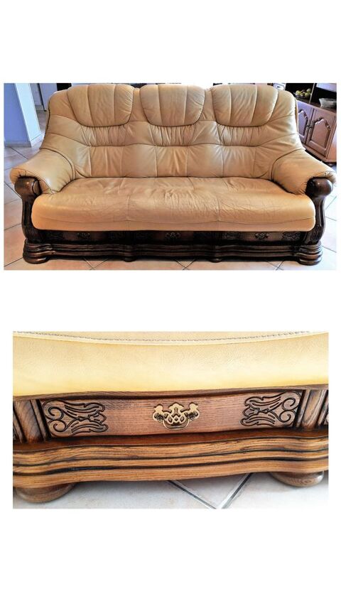 Canap cuir 0 Lespignan (34)