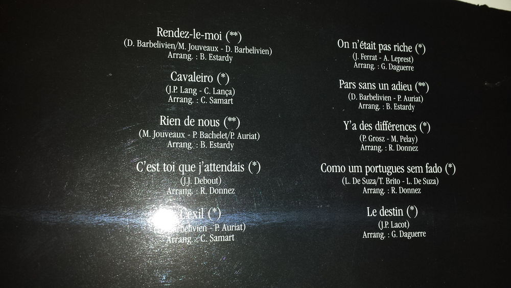 VINYLE LINDA DE SUZA
RENDEZ-LE MOI
CD et vinyles