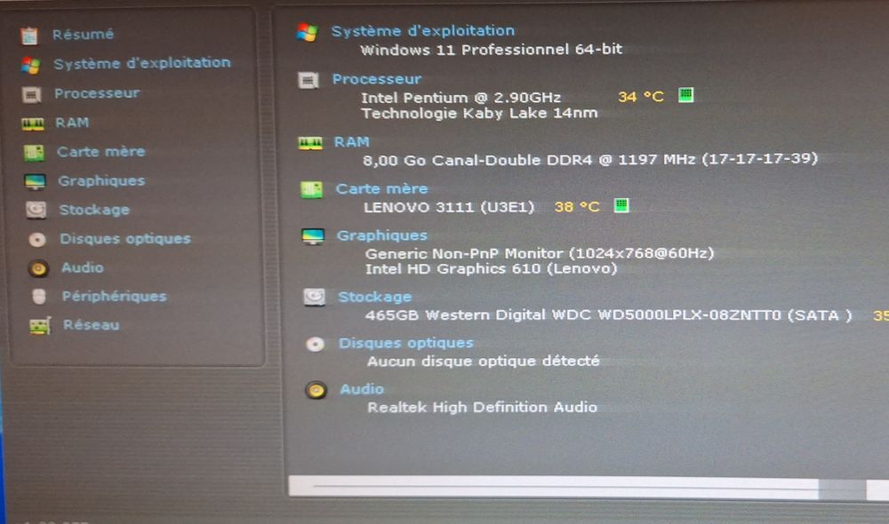 LENOVO M710Q ThinkCentre Mat�riel informatique