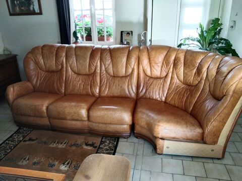 Canap cuir trois places plus angle 150 Moitron-sur-Sarthe (72)