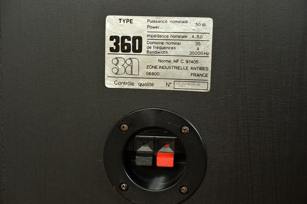 Enceintes 3A 360 Audio et hifi