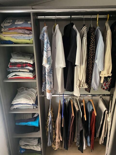 Penderie quasi neuve grise 80 Roquebrune-sur-Argens (83)