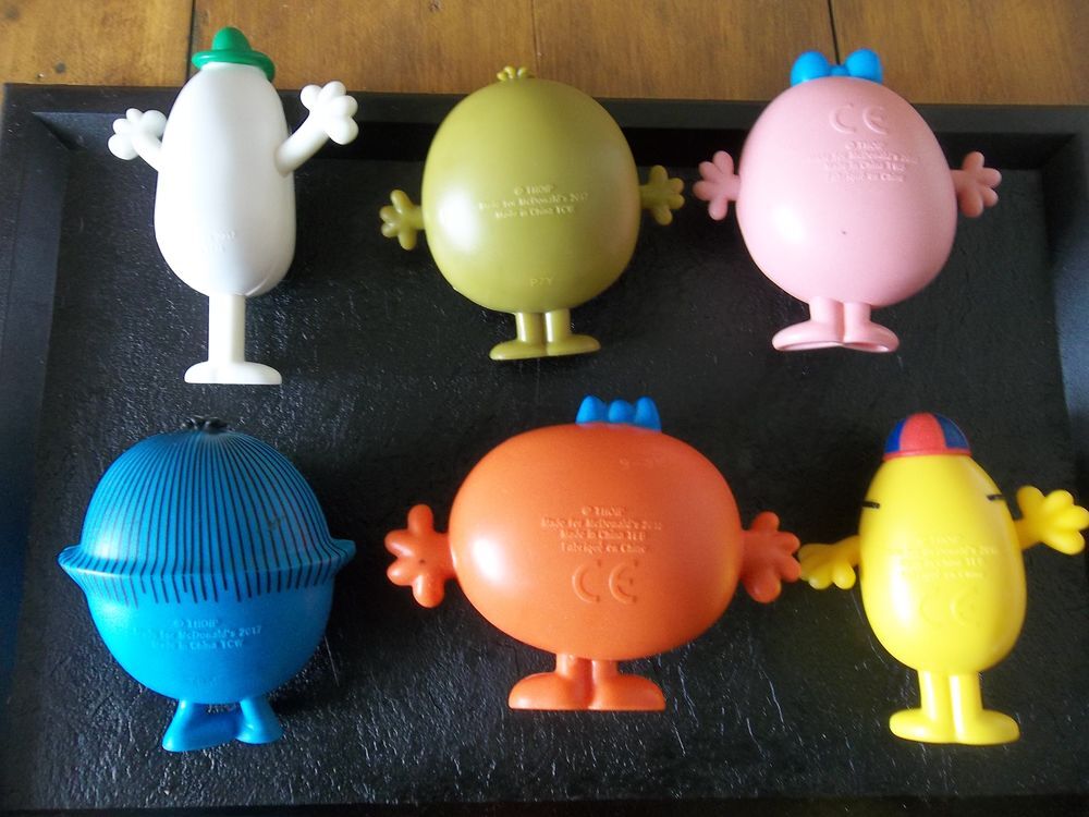 lot de 6 figurines MONSIEUR/MADAME mac donald's 